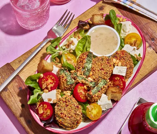Crunchy Spinach Bites Salad