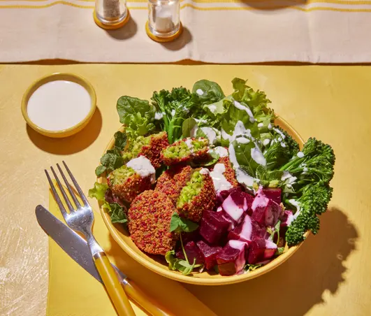 Pea & Lemon Bites Green Salad