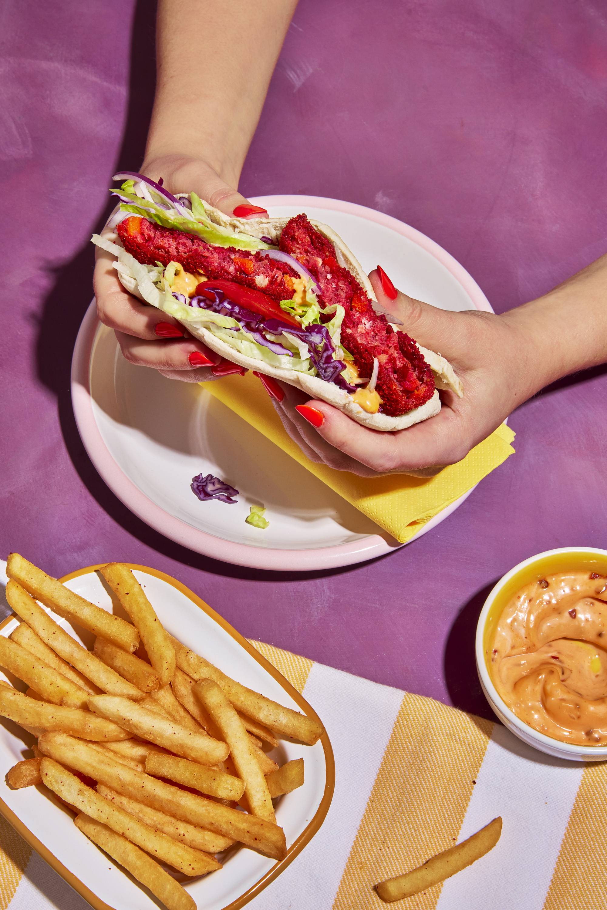The Bean & Beet Pitta