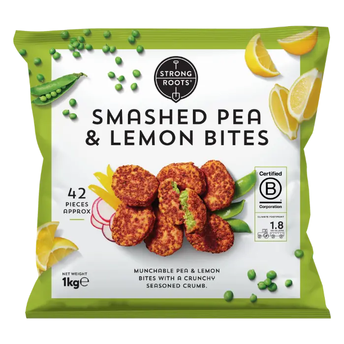 Smashed Pea & Lemon Bites pack shot