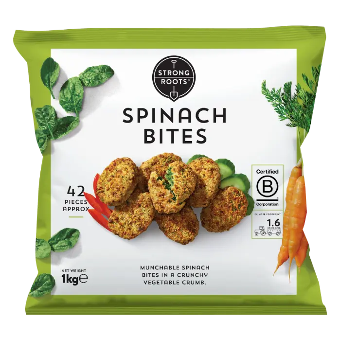 Spinach Bites pack shot